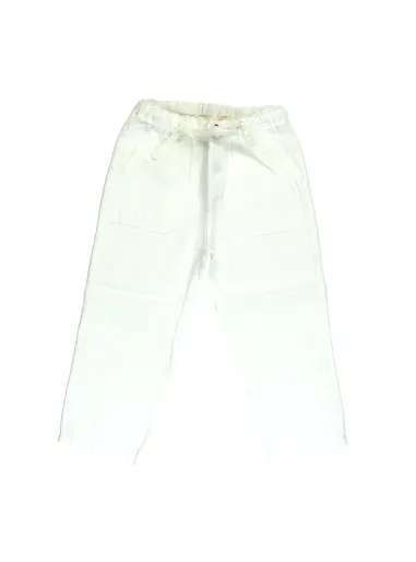 TROUSER LINEN White - Zohe & Tobiah