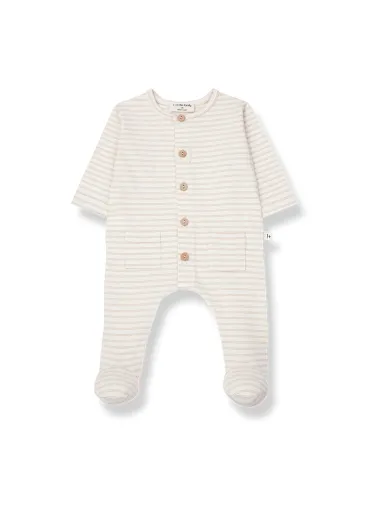 jumpsuit w/feet blush