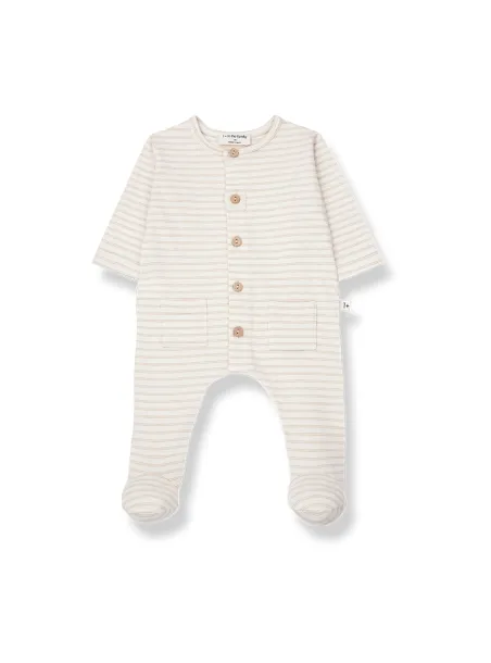 jumpsuit w/feet blush