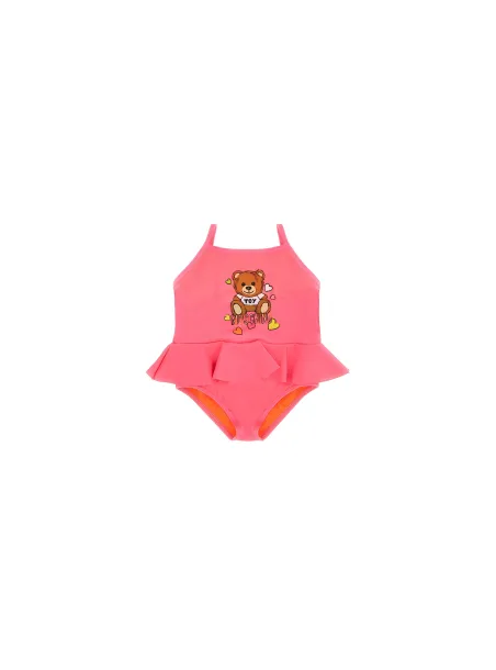 SWIMSUIT FUCHSIA - MOSCHINO KIDS