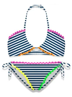ROUND TOP ON BIKINI STRING Multicolor - Mc2 Saint Barth