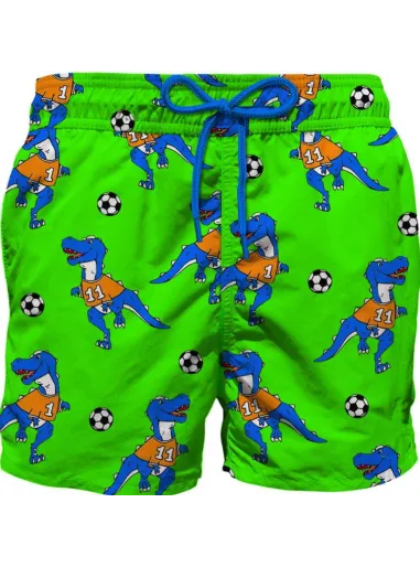 BOXER COSTUME GREEN - MC2 SAINT BARTH