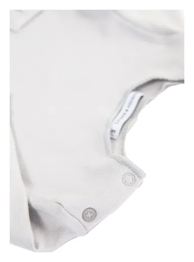 Body bimbo maniche corte Bianco