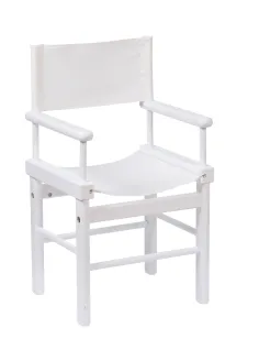 White Director's Chair Embroiderable