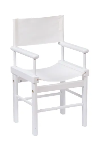 White Director's Chair Embroiderable