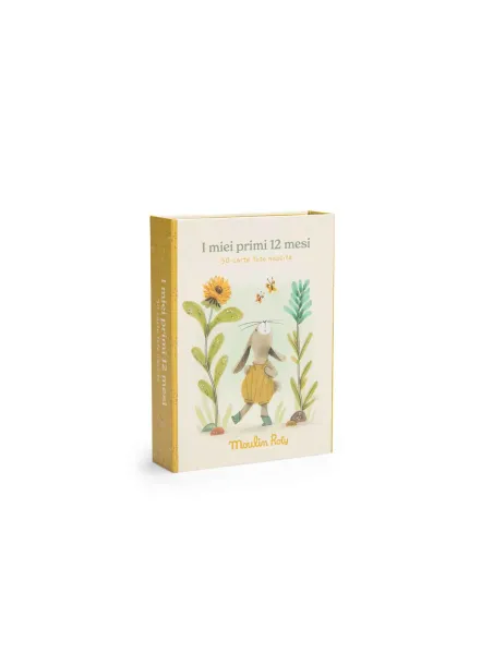 My First 12 Months Card Box in Italian