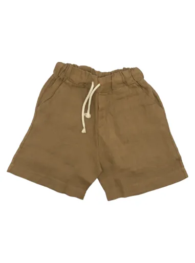 Linen bermuda trousers