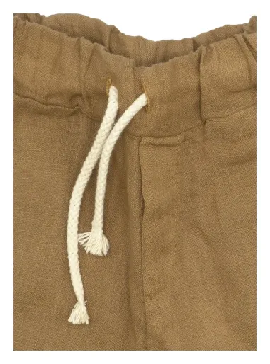 Linen bermuda trousers