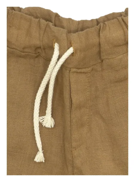 Linen bermuda trousers