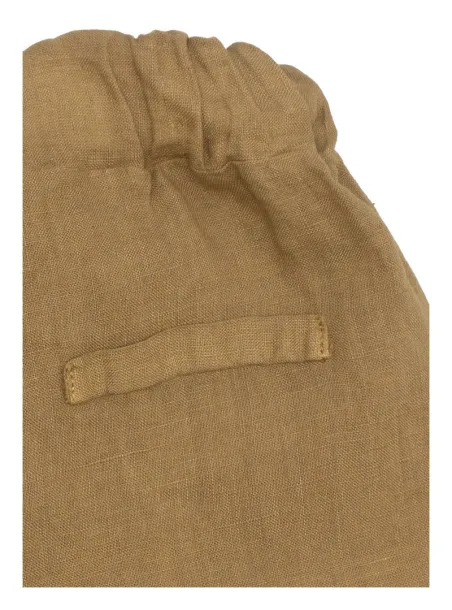 Linen bermuda trousers