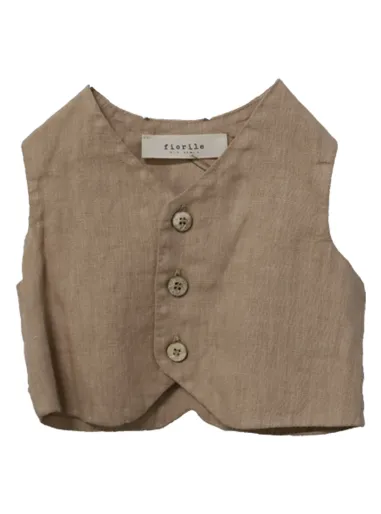 Linen vest