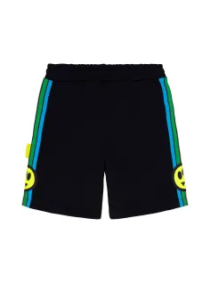 SWEATSHORTS JUNIOR UNISEX BLACK - BARROW KIDS