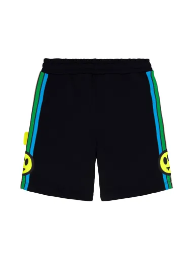 SWEATSHORTS JUNIOR UNISEX BLACK - BARROW KIDS