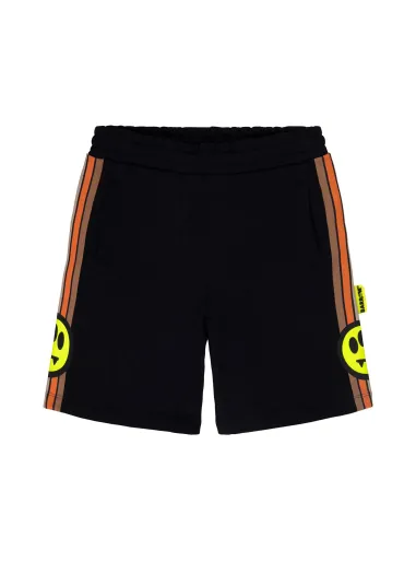 BERMUDA FELPA NERO - BARROW KIDS