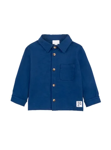 PUNTO MILANO SHIRT JACKET BLUE - NANAN