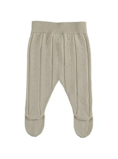 LEGGINS WITH FEED KIND  CREAM - LI&ME