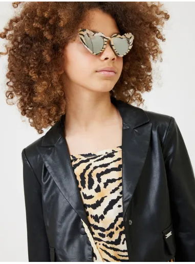 STAR GLASSES CARAMEL/BLACK - MONNALISA