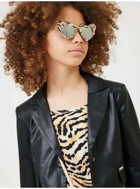 STAR GLASSES CARAMEL/BLACK - MONNALISA