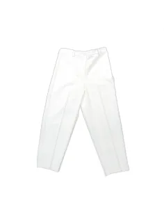 CREPE TROUSERS  WHITE
