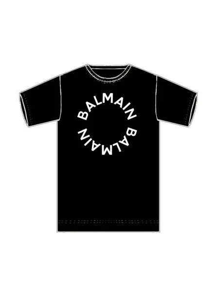 T-SHIRT/TOP black/white - BALMAIN