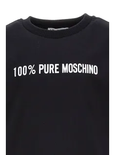 MAXI T-SHIRT BLACK - MOSCHINO KIDS 2