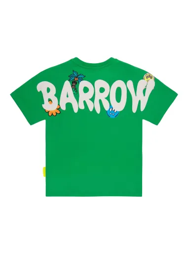 JERSEY T-SHIRT JUNIOR UNISEX FERN GREEN - BARROW KIDS