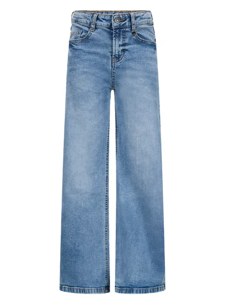 Wide stretch jeans trousers Celeste Wide