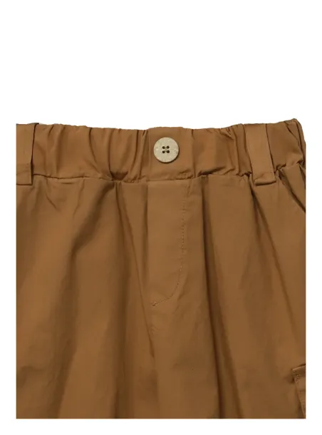 Poplin bermuda trousers