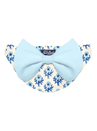 Madame slip swimsuit with Radical Flowers bow