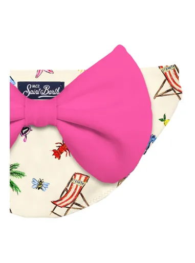 Madame slip swimsuit with bow Summer sketch