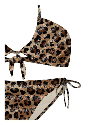 Aryanna lurex classic leo bikini