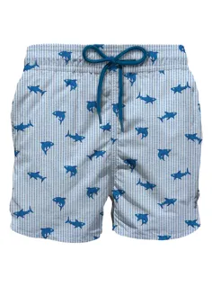 Costume Boxer Seersucker Shark Stripes