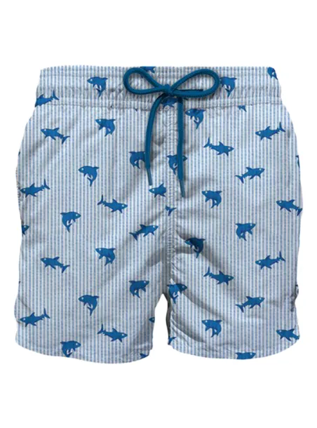 Costume Boxer Seersucker Shark Stripes