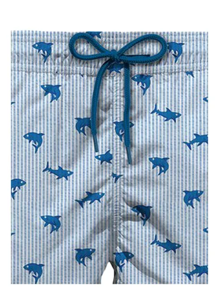 Costume Boxer Seersucker Shark Stripes