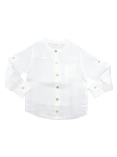 LINEN SHIRT FIORILE WHITE - FIORILE