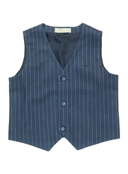 Pinstriped vest