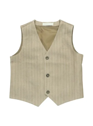 Pinstriped vest