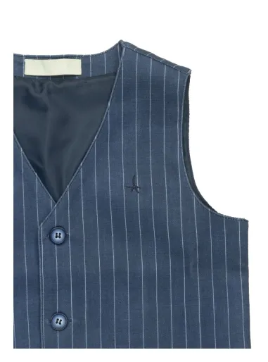 Pinstriped vest