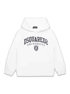 WHITE HOODIE - DSQUARED