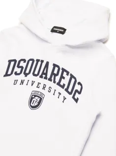 WHITE HOODIE - DSQUARED 2