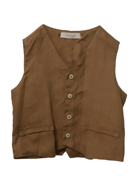 Linen vest