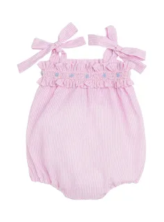 Pagliaccetto punto smock riga