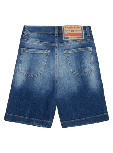 Bermuda denim trousers