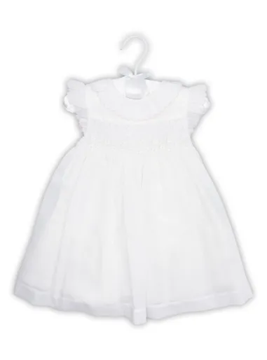 Voile dress with armholes