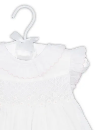 Voile dress with armholes