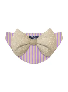 Costume slip Madame con fiocco lurex stripes