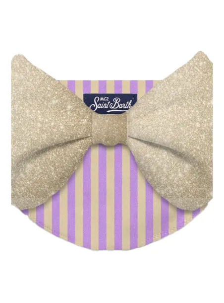 Costume slip Madame con fiocco lurex stripes