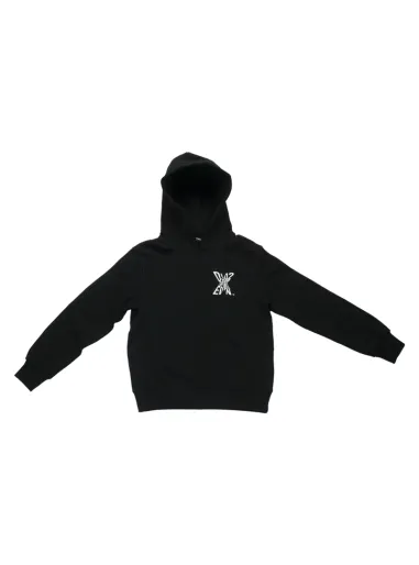 FELPA CON CAPPUCCIO NERO