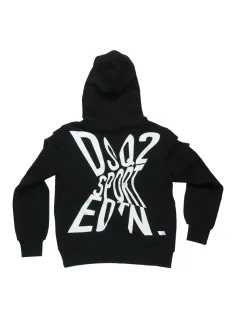 BLACK HOODIE - DSQUARED 2