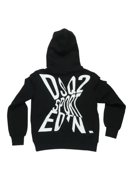 BLACK HOODIE - DSQUARED